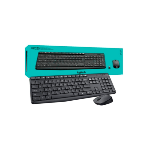 Combo Logitech MK235 teclado y mouse inalámbricos
