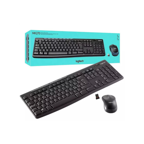 Combo Logitech MK270 teclado y mouse inalámbricos