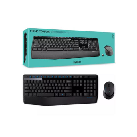 Combo Logitech MK345 teclado y mouse inalámbricos
