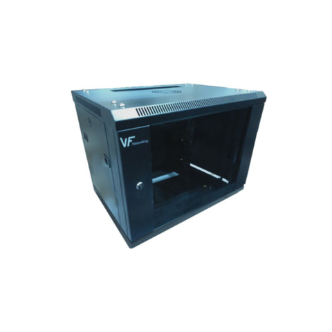 VF-RACK 12U NEGRO FIJO 600X450 INC PDU 6 TOMAS Y TORNILLOS