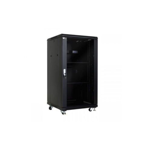 VF-RACK PISO NEGRO 22U 600X600X1160 P/VIDRIO - NO INC ACC
